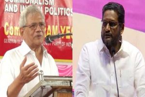Sitaram Yechury and G Devarajan123
