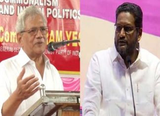 Sitaram Yechury and G Devarajan123