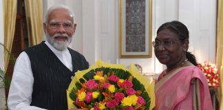 Droupadi Murmu and Narendra Modi
