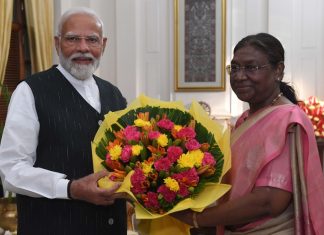 Droupadi Murmu and Narendra Modi