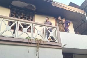 house caught fire in angamali