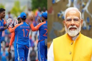Narendra Modi congratulate team india