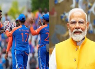 Narendra Modi congratulate team india