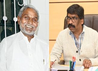 Champai Soren and Hemant Soren