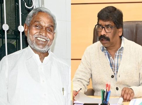 Champai Soren and Hemant Soren