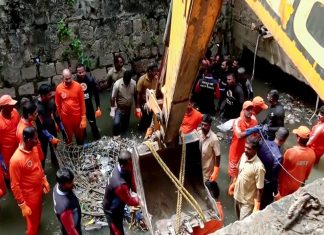 Contract Worker Missing In Amayizhanchan Canal