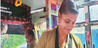 അച്ഛൻ ഓടിക്കുന്ന ബസിൽ കണ്ടക്ടറായി മകൾ; ‘ലക്ഷ്മി’യിൽ താരമായി ശ്വേത swetha