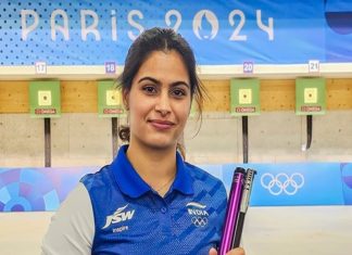 പാരിസ് ഒളിമ്പിക്സ്; ഇന്ത്യക്കായി ആദ്യ മെഡൽ സ്വന്തമാക്കി മനു ഭാകർ Manu Bhaker