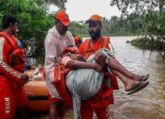 Heavy rain in Kerala Train services suspended
