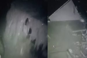 wayanad landslide cctv