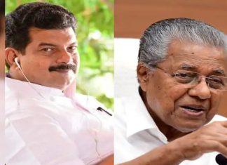 PV Anvar and pinarayi vijayan