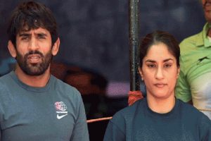 Bajrang punia and Vinesh Phogat