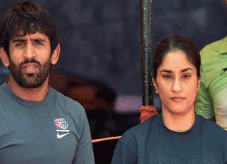 Bajrang punia and Vinesh Phogat
