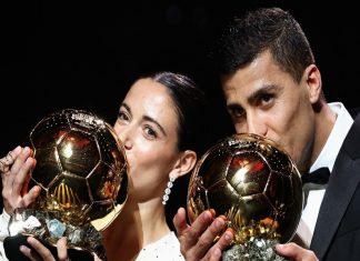 ബലോൻ ദ് ഓർ പുരസ്കാരം റോഡ്രിക്ക്; അയ്റ്റാന ബോൺമറ്റി മികച്ച വനിതാ താരം Rodri and Aitana Bonmati