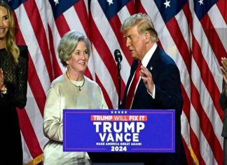 യുഎസ് ചരിത്രത്തിലെ ആദ്യ വനിതാ ചീഫ് ഓഫ് സ്റ്റാഫ്; സൂസി വൈൽസിനെ നിയമിച്ച് ട്രംപ് Susie Wiles