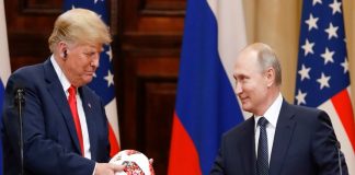 Vladimir Putin and donald trump