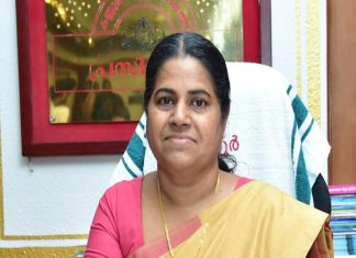 സിപിഎമ്മിലെ കെകെ രത്നകുമാരി കണ്ണൂർ ജില്ലാ പഞ്ചായത്ത് പ്രസിഡണ്ട് KK Ratnakumari