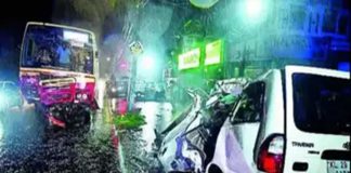 KSRTC-Car Accident alappuzha