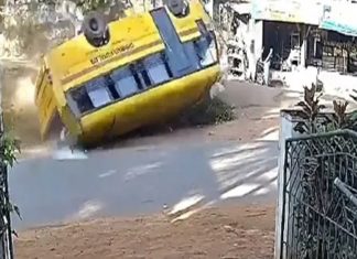 കണ്ണൂരിലെ സ്കൂൾ ബസ് അപകടം ഡ്രൈവറുടെ അശ്രദ്ധ മൂലം; ലൈസൻസ് സസ്പെൻഡ് ചെയ്യും School bus accident in Kannur