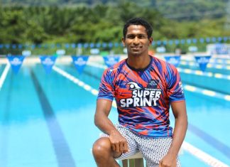 ദേശീയ ഗെയിംസ്; നീന്തലിൽ കേരളത്തിന്റെ സജൻ പ്രകാശിന് മൂന്നാം സ്വർണം sajan prakash