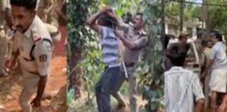 ടവർ നിർമാണത്തിനെതിരെ പ്രതിഷേധം; യുവാവിന്റെ ആത്മഹത്യാ ശ്രമം, തടഞ്ഞ് പോലീസ് anti tower protest