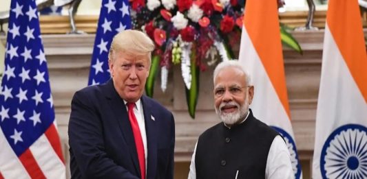 Donald Trump and PM Modi Meetting