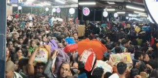 Heavy rush of passengers in Delhi Railway Station