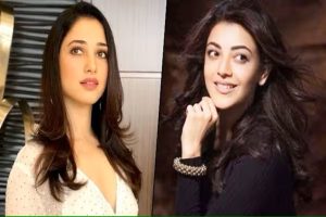 Actresses Tamannaah Bhatia and Kajal Aggarwal