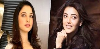 Actresses Tamannaah Bhatia and Kajal Aggarwal