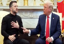 Volodymyr Zelenskyy and Donald Trump