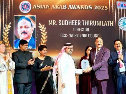 Sudheer Thirunilath Receives AACCs Asian Arab Award 2025
