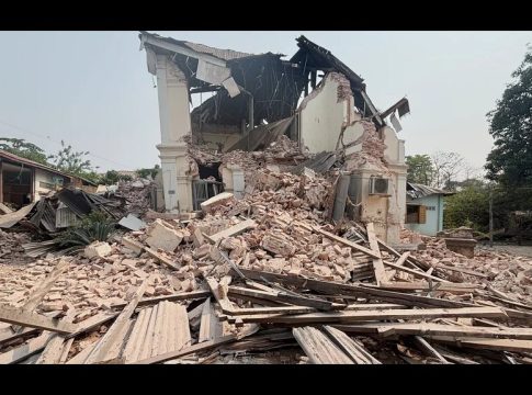 earthquake in myanmar