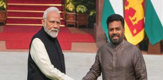 Prime Minister Narendra Modi and Sri Lankan President Anura Kumara Dissanayake