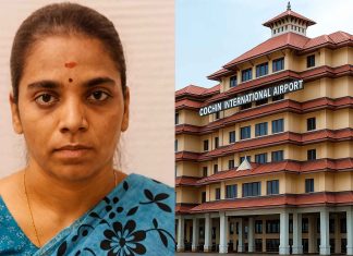 Woman held at Nedumbassery with worth 35 lakh