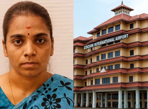 Woman held at Nedumbassery with worth 35 lakh