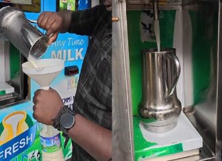 Milk ATM in Munnar