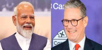 modi and Keir Starmer