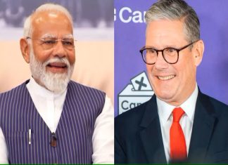 ‘ചരിത്രപരം’; ഇന്ത്യ-യുകെ സ്വതന്ത്ര വ്യാപാര കരാർ യാഥാർഥ്യത്തിലേക്ക് modi and Keir Starmer