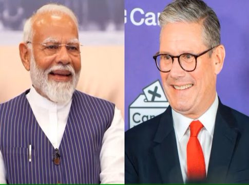 modi and Keir Starmer