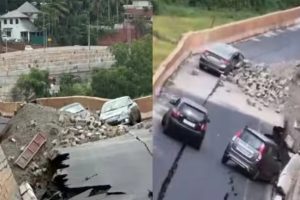 Kooriyad road collapse