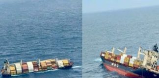 ‘കപ്പൽ മുങ്ങുന്നു, കൂടുതൽ കണ്ടെയ്നറുകൾ കടലിൽ പതിച്ചു, എറണാകുളം, ആലപ്പുഴ തീരത്ത് എത്തിയേക്കും’ cargo ship accident