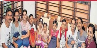 ഒൻപത് മക്കൾ ഒന്നിച്ച് സ്കൂളിലേക്ക്; പത്തിരട്ടി സന്തോഷത്തിൽ സന്തോഷും രമ്യയും santhosh and family