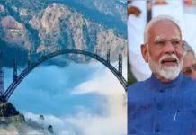 Modi Inaugurates Chenab Bridge in Kashmir