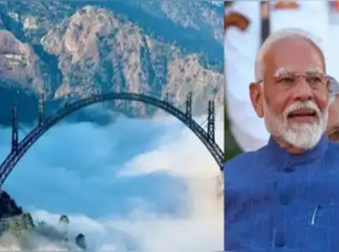 Modi Inaugurates Chenab Bridge in Kashmir