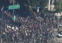 കുടിയേറ്റക്കാർക്ക് എതിരായ നടപടി; ട്രംപിനെതിരെ തെരുവിലിറങ്ങി ആയിരങ്ങൾ, വൻ സംഘർഷം Los Angeles Protest