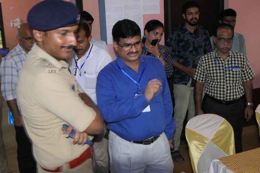 Malappuram Collector visit Counting Centre