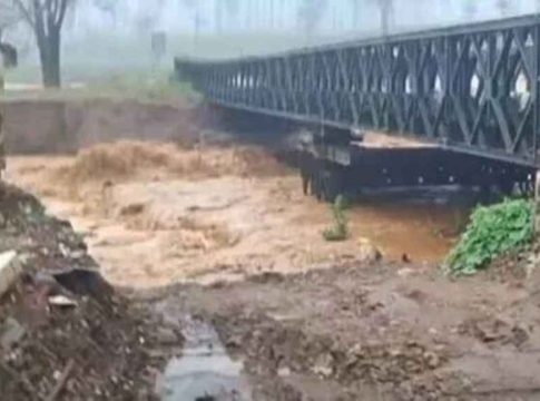 Bailey Bridge Closed