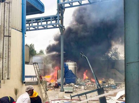 Pharmaceutical company explosion in Telangana