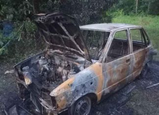 Car Fire Incident in Palakkad