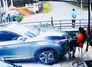 Charging Station Accident